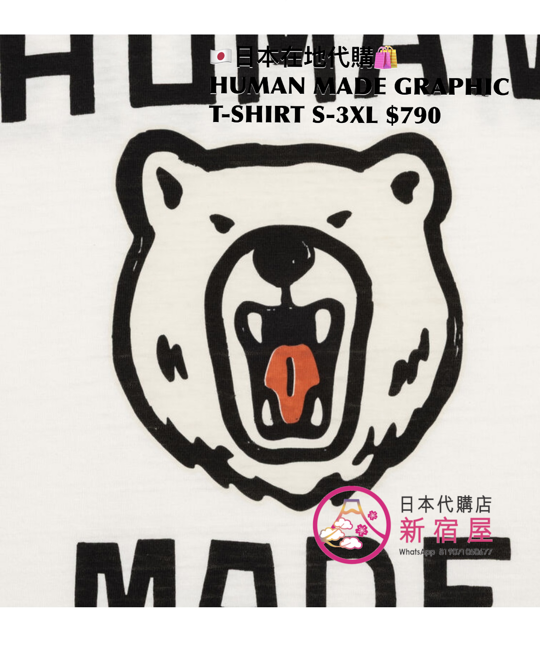 HUMAN MADE GRAPHIC T-SHIRT