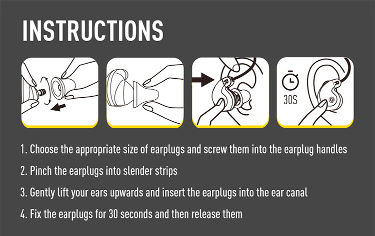EARMOR M200T 電子降噪耳塞