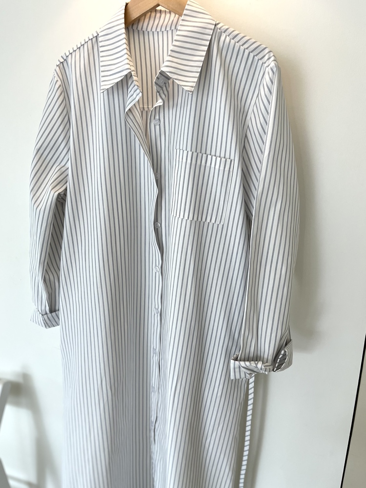The Striped Shirt Dress