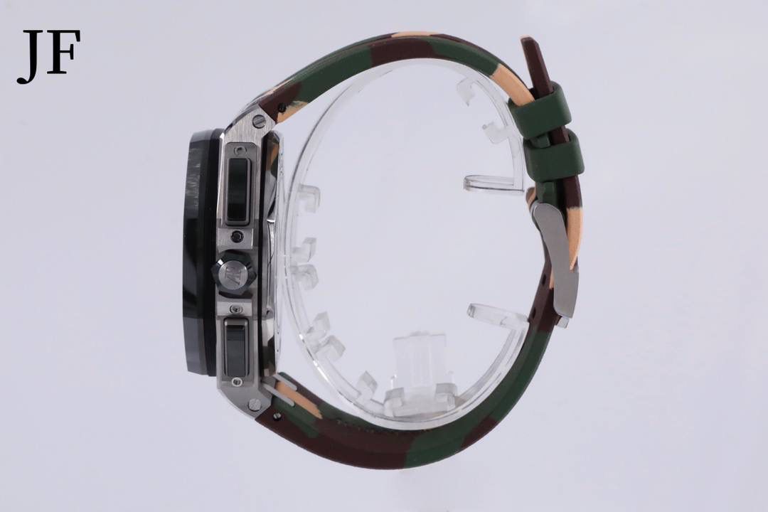 🚀精品 A P26400绿陶＂迷彩＂系列，直径44MM，钢壳绿色陶瓷圈绿色陶瓷按的把的！搭载订制版12H计时3126机芯，特制的顶级＂军绿迷彩＂橡胶带最强版＂26400＂系列【JF出品】💯