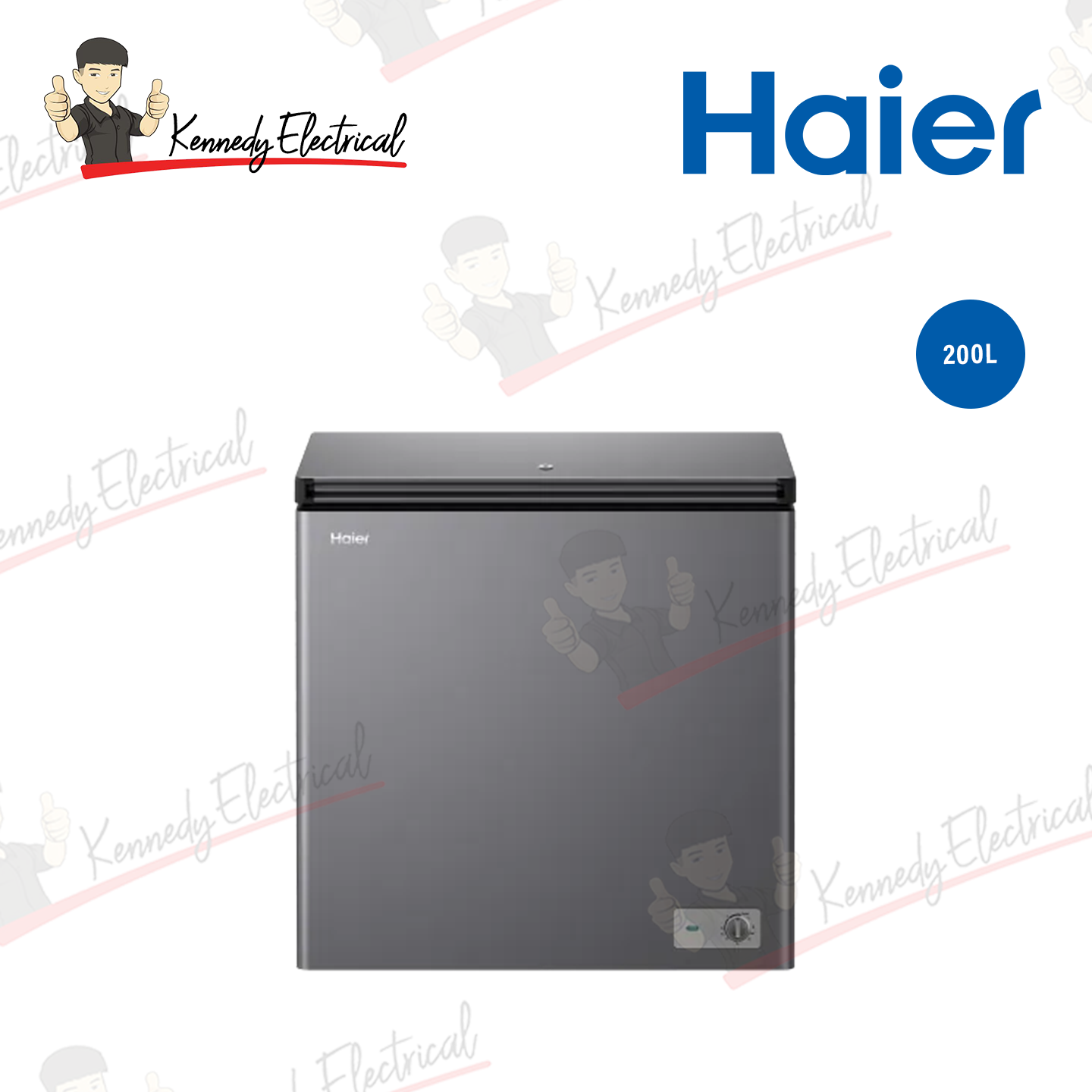 Haier 247L Chest Freezer Stainless Steel (HCF-247MSS)