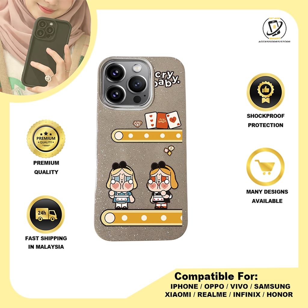 BLING CASE PHONE FOR IPHONE - DESIGN CRYBABY D