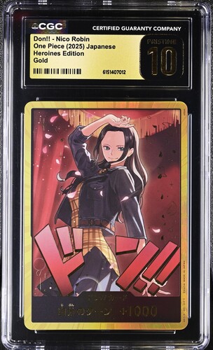 CGC10 Don!! Nico RobinOne Piece (2025) JapaneseHeroines EditionGold