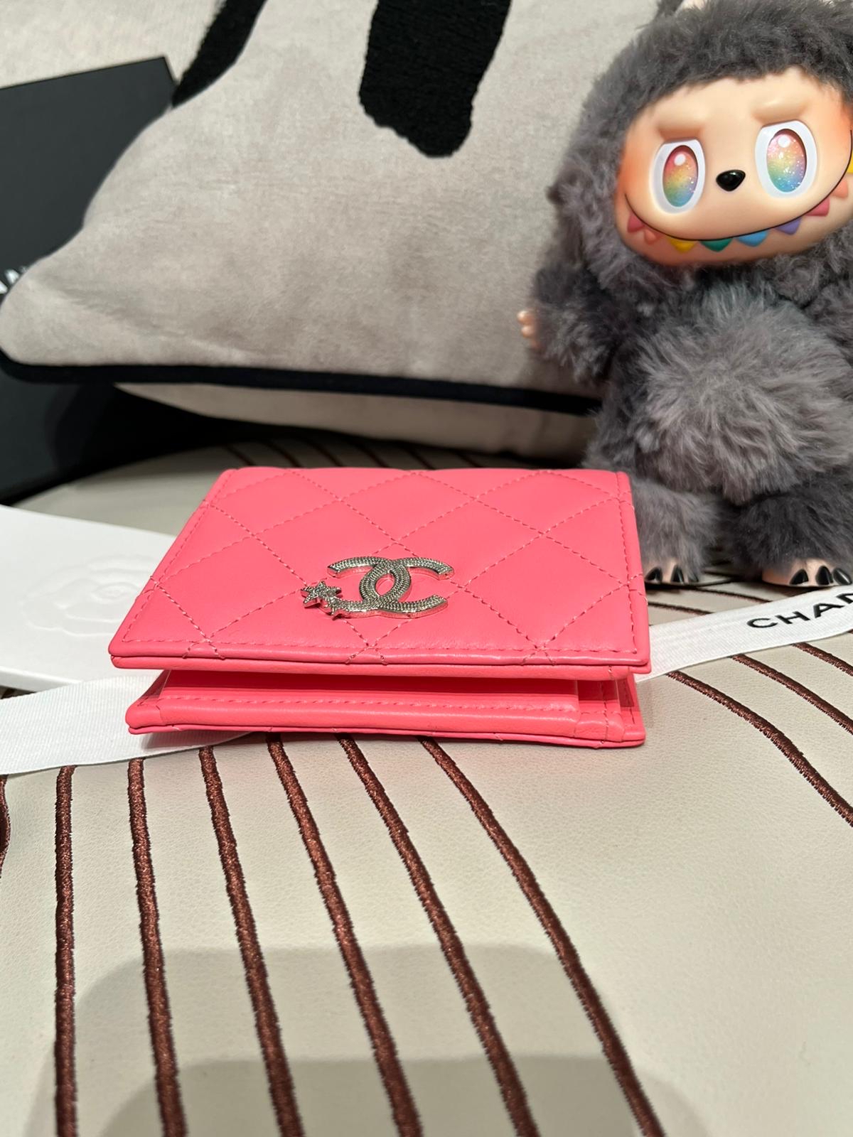 未使用品 Chanel Matlasse Small Wallet Bi Fold Wallet Leather AP3726 Star Wallet 100%Authentic,Unused 未使用品 ✅專門店收據✅晶片貼✅塵袋✅盒