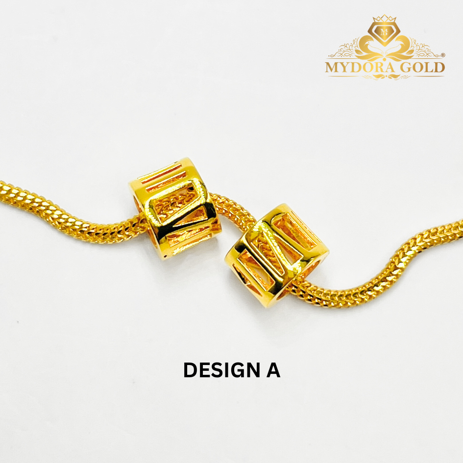 MYDORA Bead Huruf Roman (5G) l EMAS 916/22K