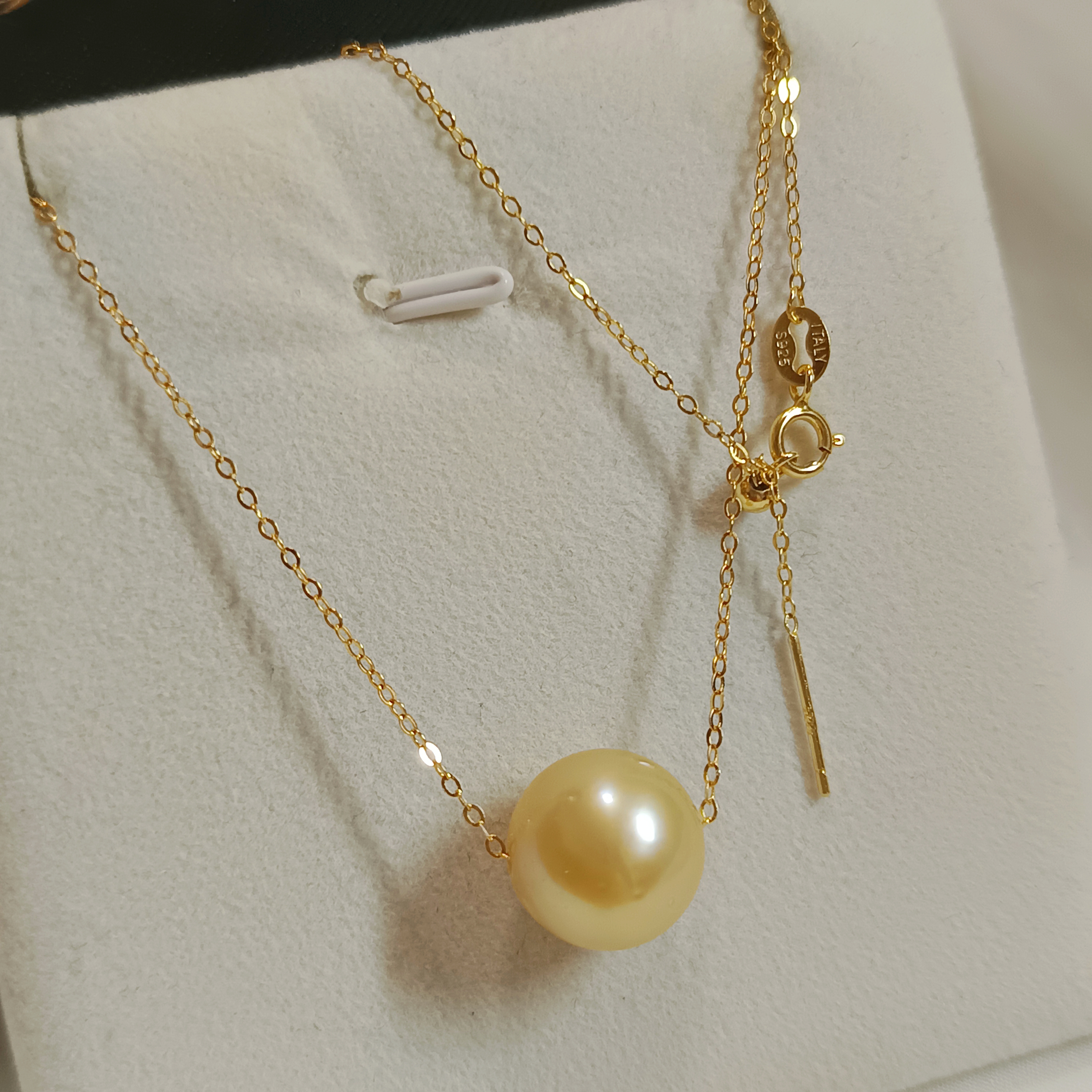 🎉特惠孤品‼️正圓強光南洋海水金珠路路通含S925銀鍊