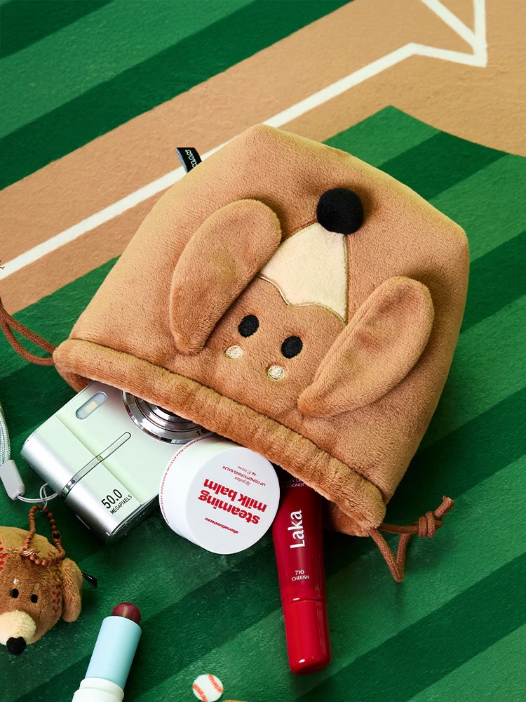 📦訂購 韓國代購 Line Friends JOGUMAN WOODY BASEBALL STRING POUCH 索繩小物袋