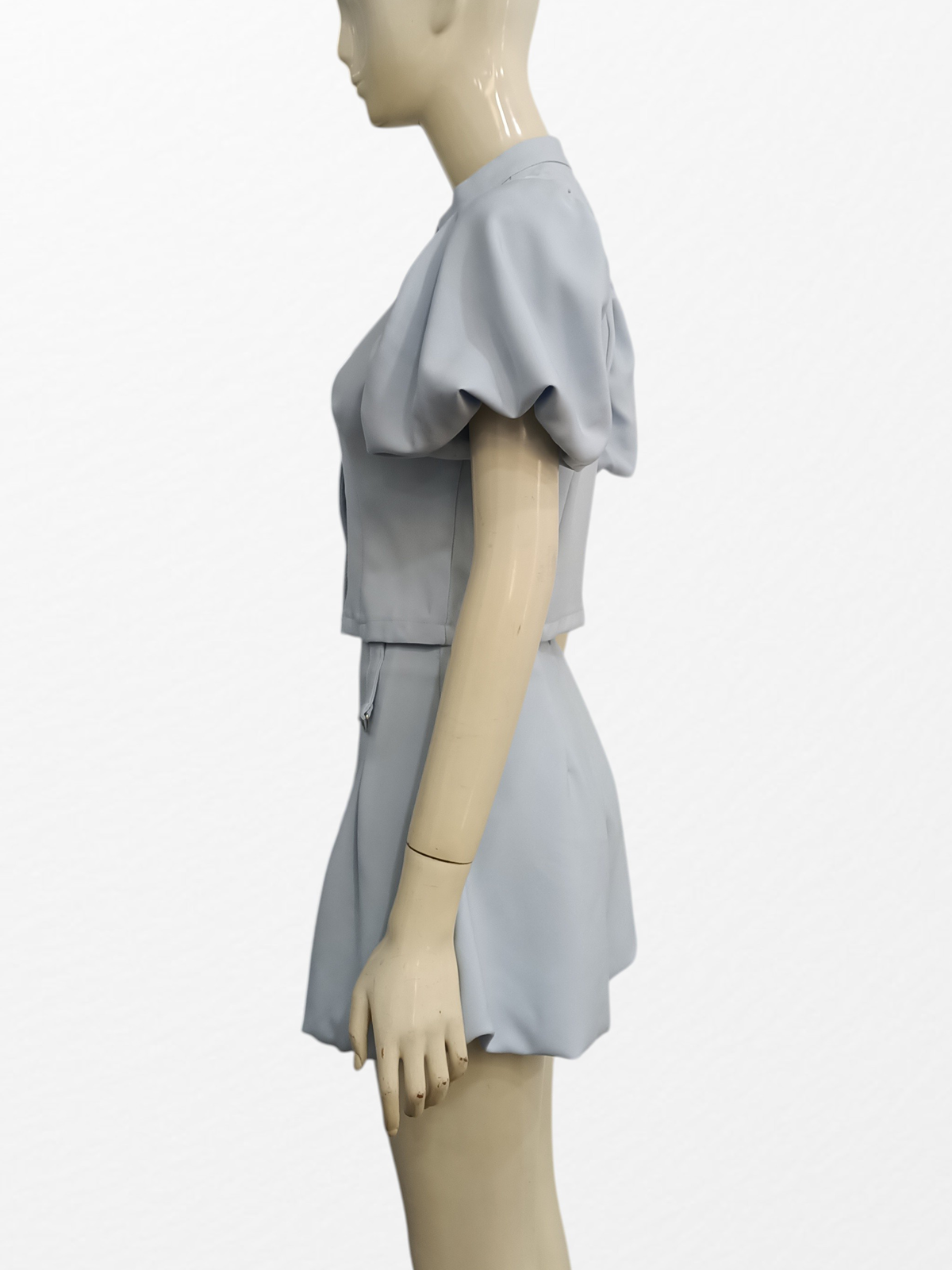 Aveline Puff Sleeve Round Neck Set M179