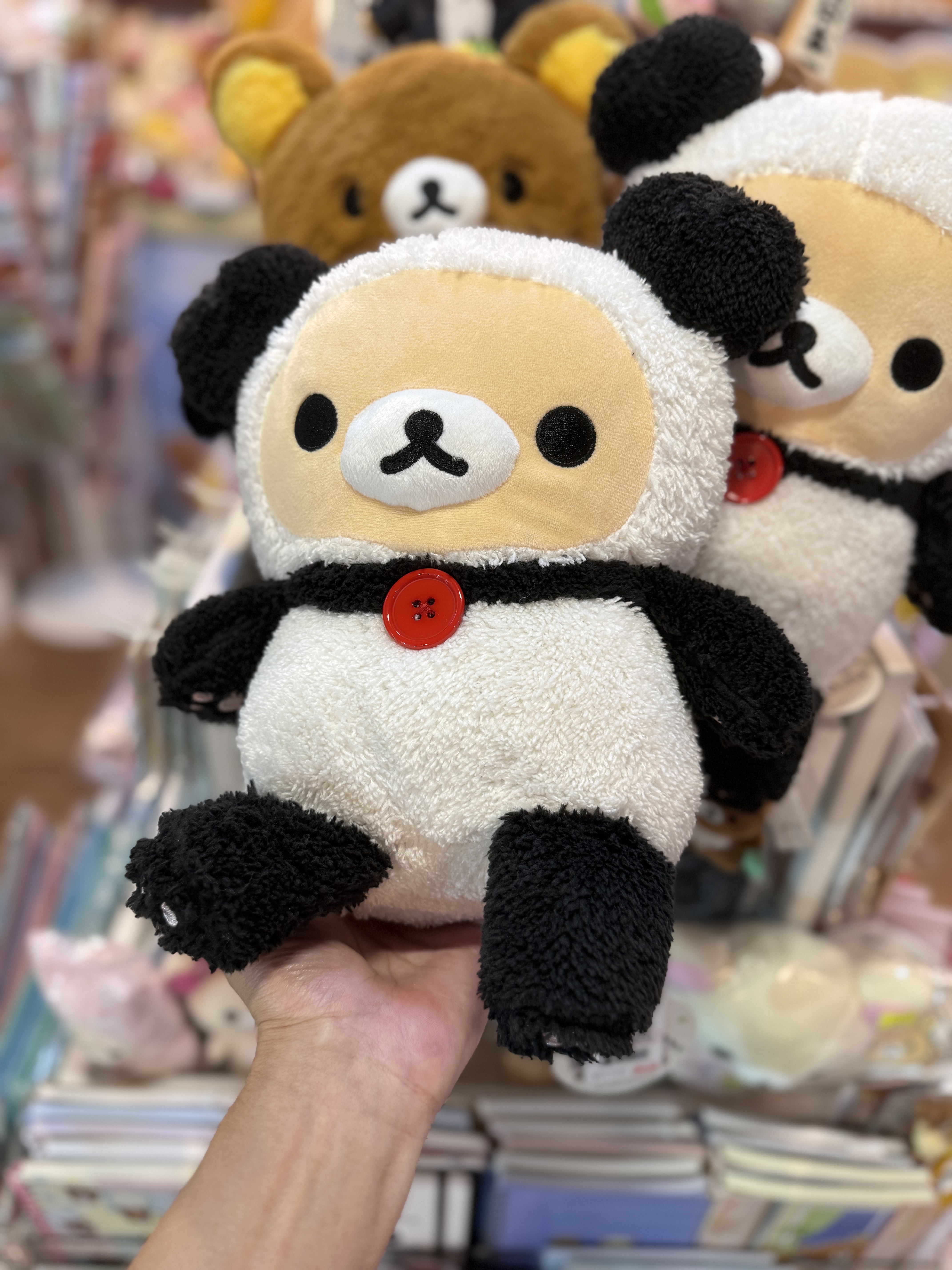 《現貨》全新日本限定小白熊熊貓造型公仔