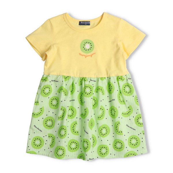 🆕【⭐訂購⭐】  日本直送🌀西瓜🍉 / 奇異果🥝泡泡紗夏日連身裙🌀[ELDA-0014][260502]