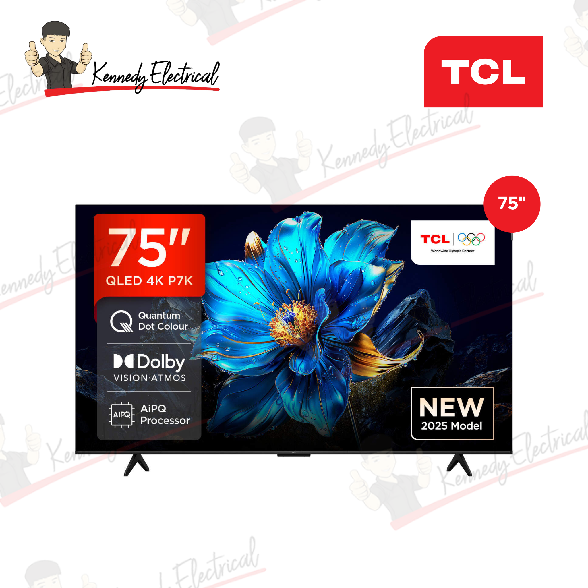 TCL 75" P7K Series 4K QLED Google TV (75P7K)