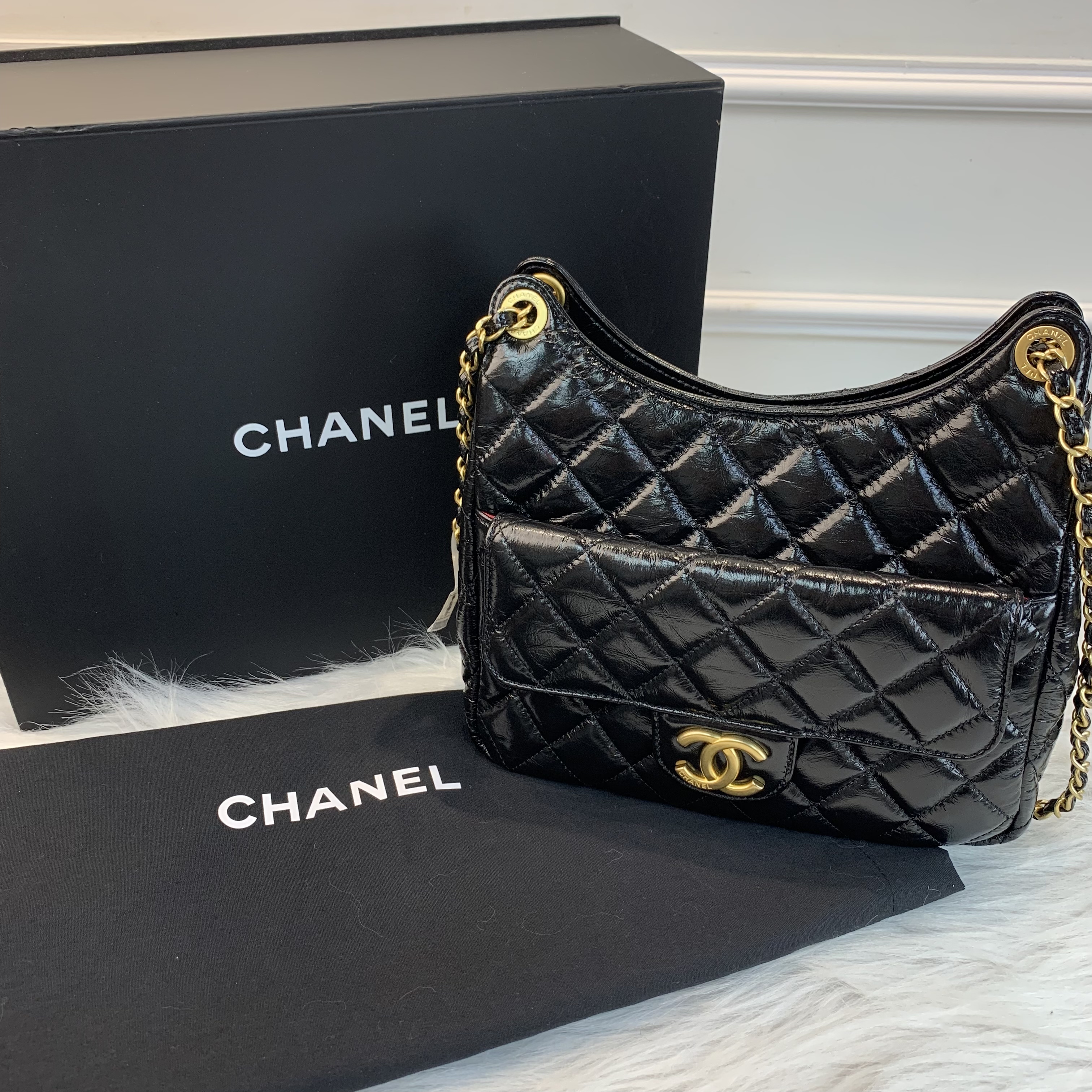 商品名稱 :Chanel Mideum hobo 天貓精靈 可愛實用送禮一流