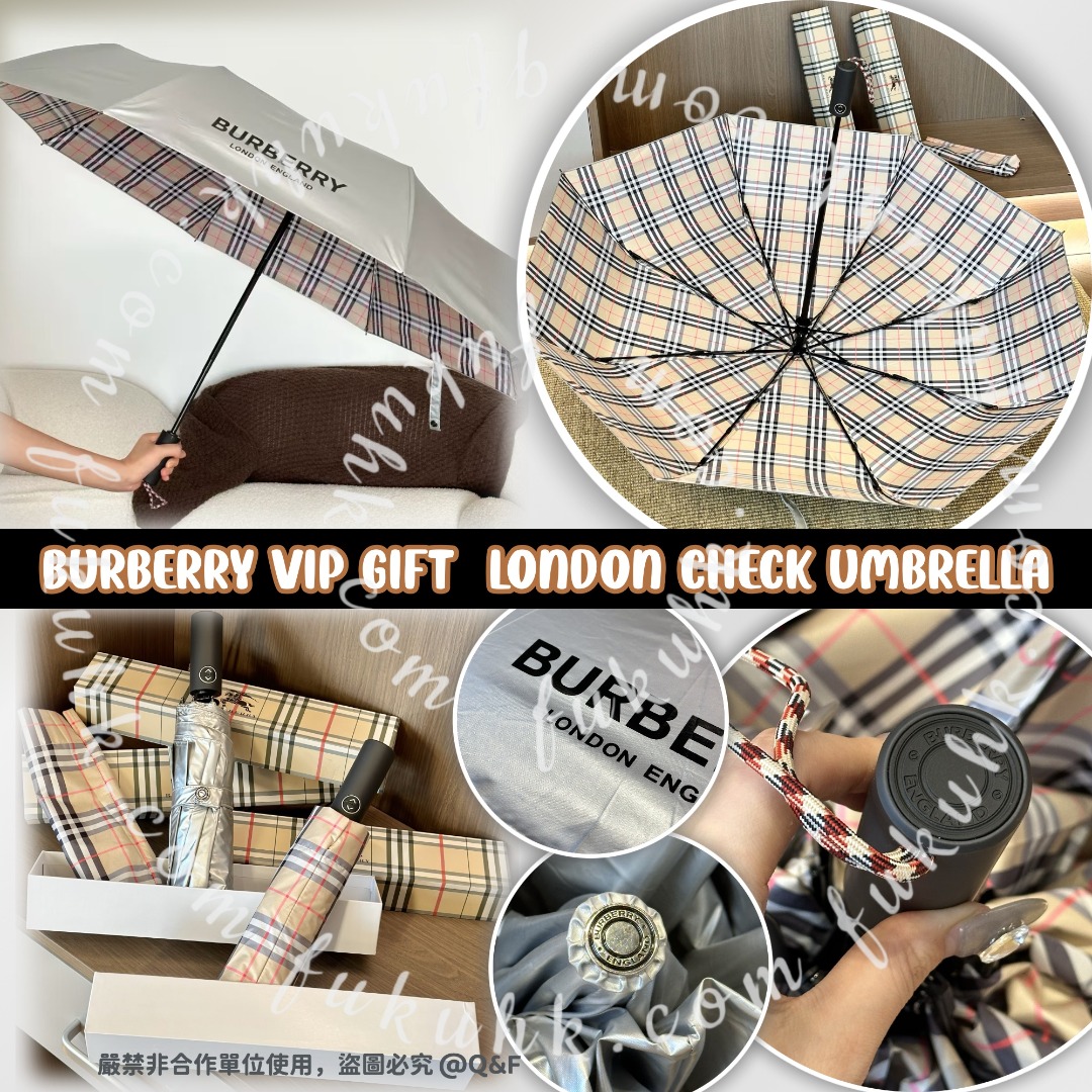 Burberry vip gift London Check Umbrella