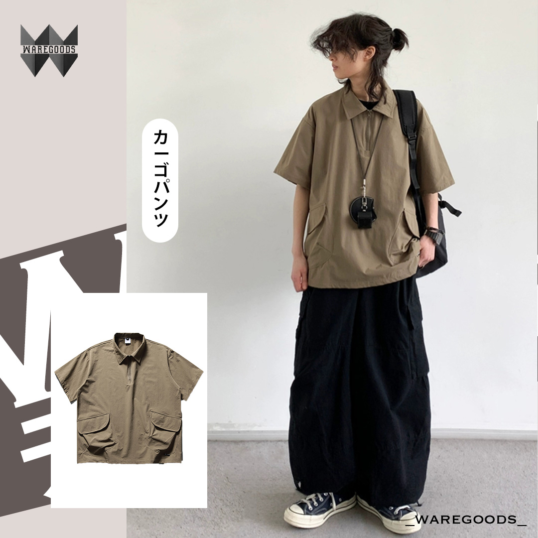 W021半開胸口袋polo衫