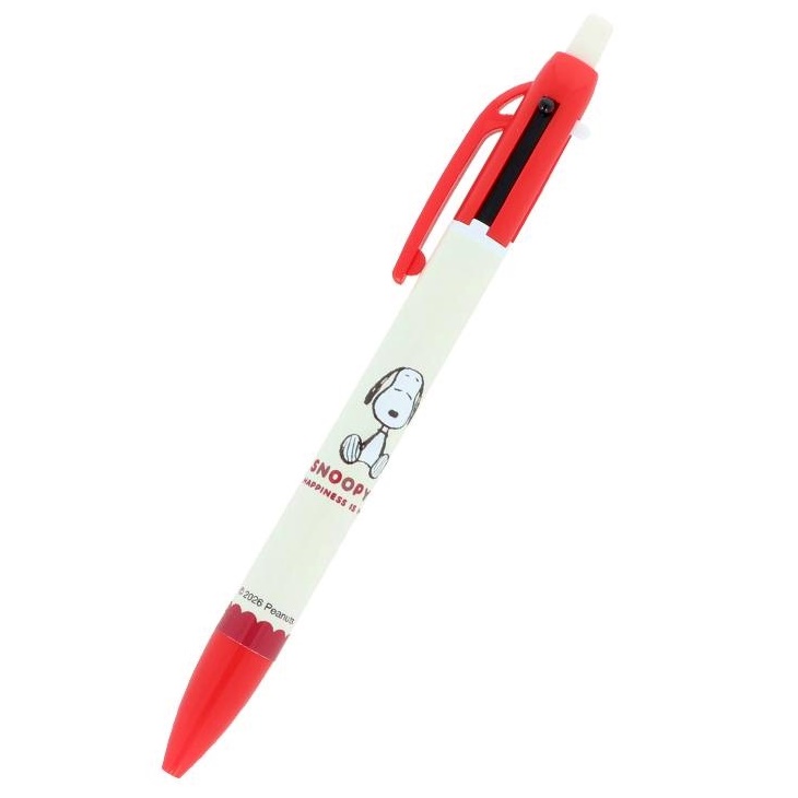 現貨｜Snoopy & Belle 日本製 3用筆 (2色原子筆+鉛芯筆) S4660420