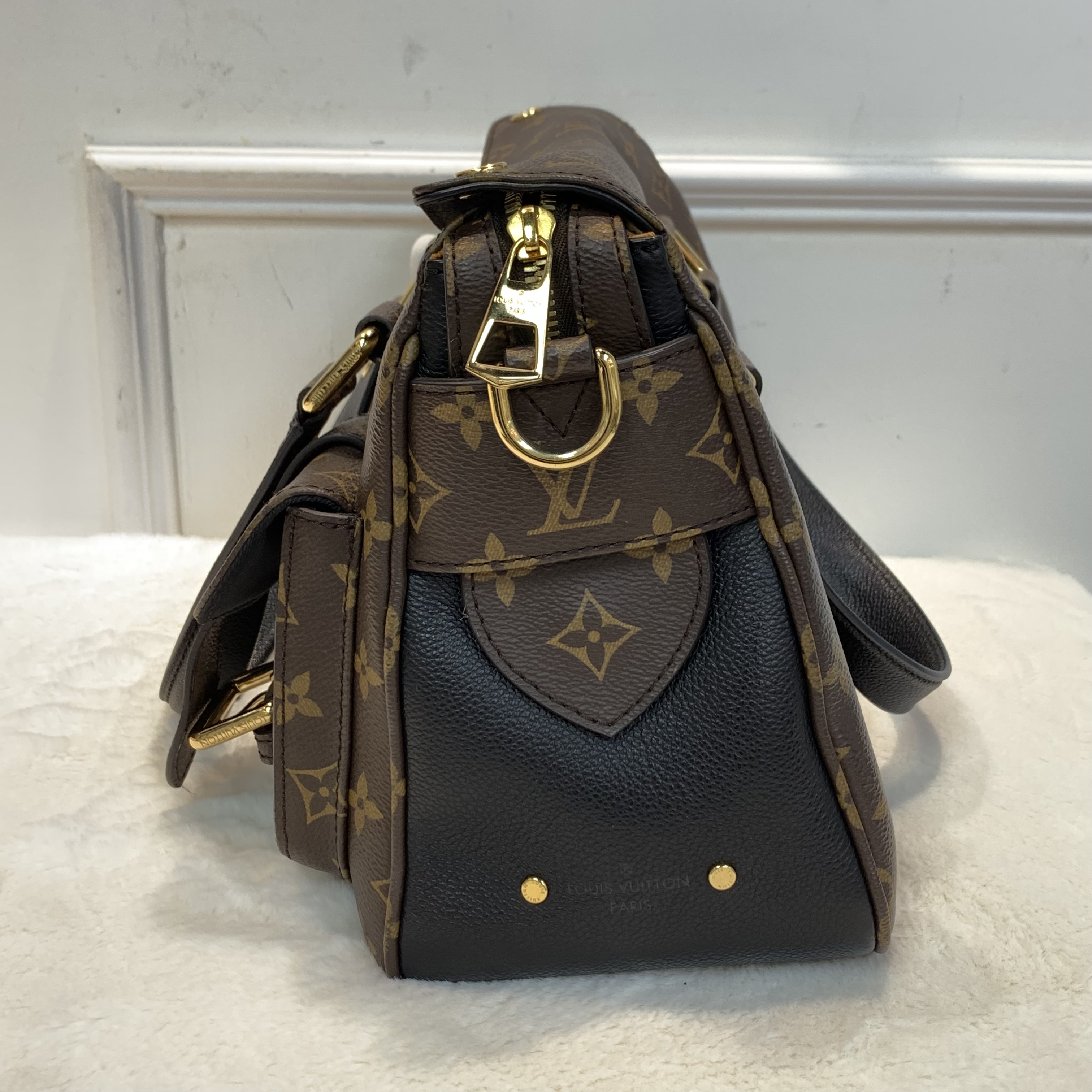 Lv MANHATTAN 曼哈頓單肩包 復古感max💖🤎