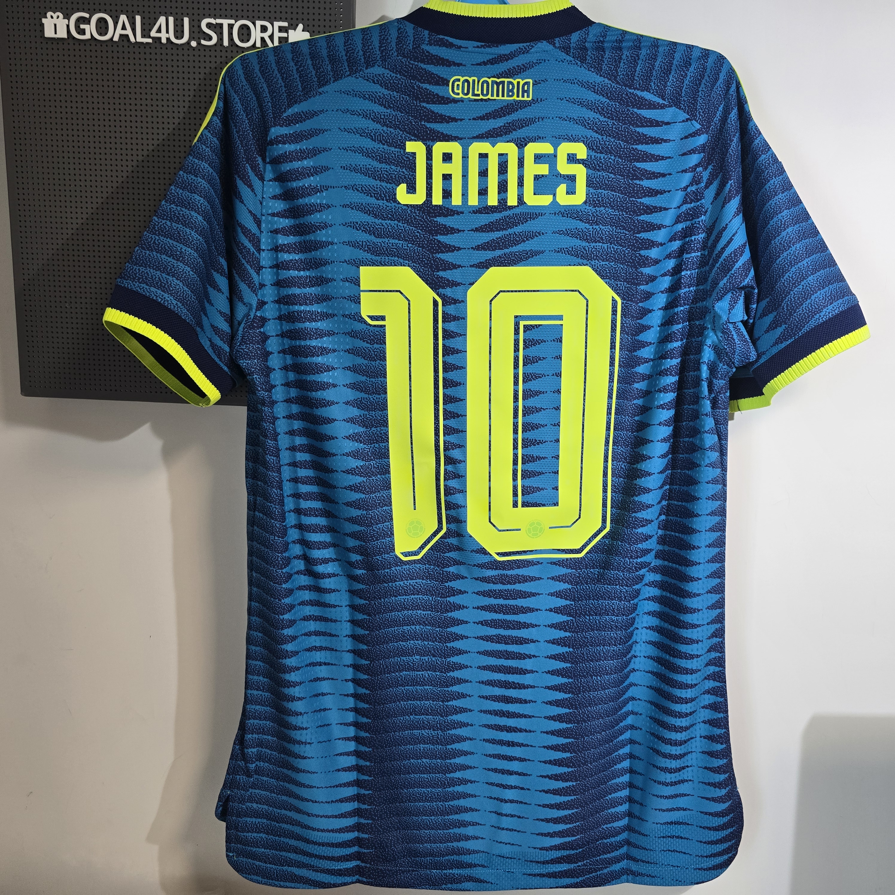  🌊兩大洋色彩交匯 Adidas Colombia 哥倫比亞 2026-27 作客球員版球衣 (可加印字章) JL6973