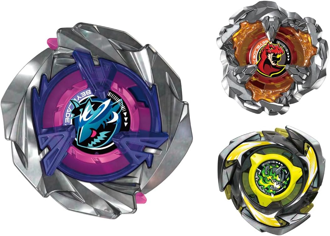 爆旋陀螺X Beyblade X UX-15 烈鯊鱗甲3陀螺套裝 (港版)
