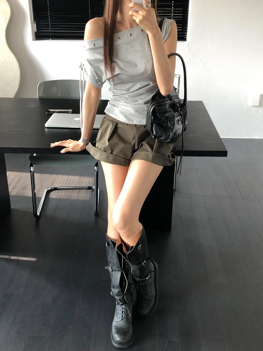 ruby boat neck t-shirt