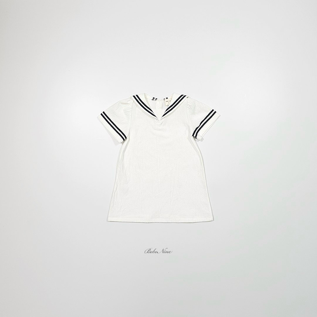 ☀️預訂 韓國直送☀️🇰🇷Bebenine三色海洋風水手領短袖連身裙