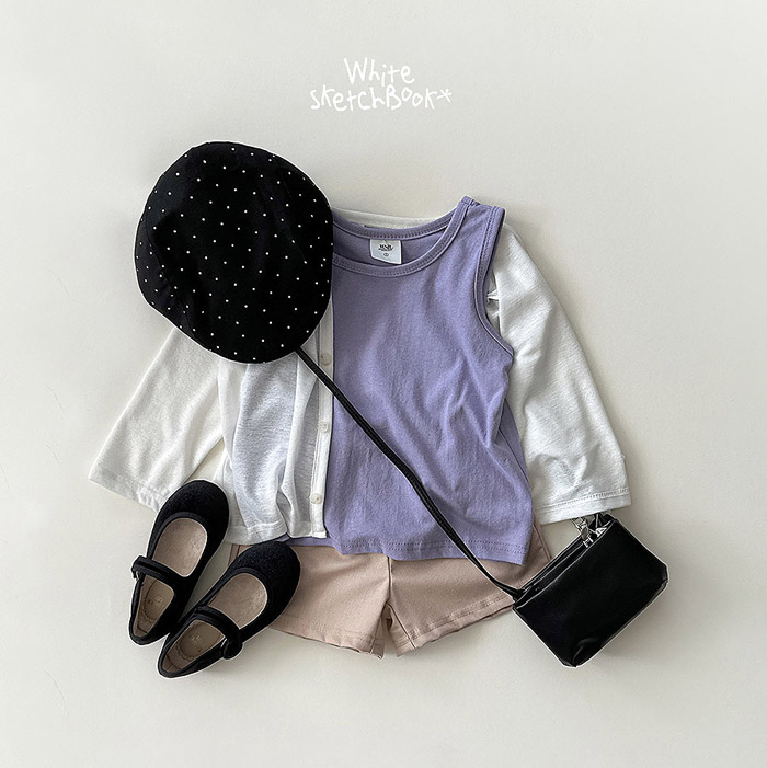 🇰🇷WhiteSketchBook背心