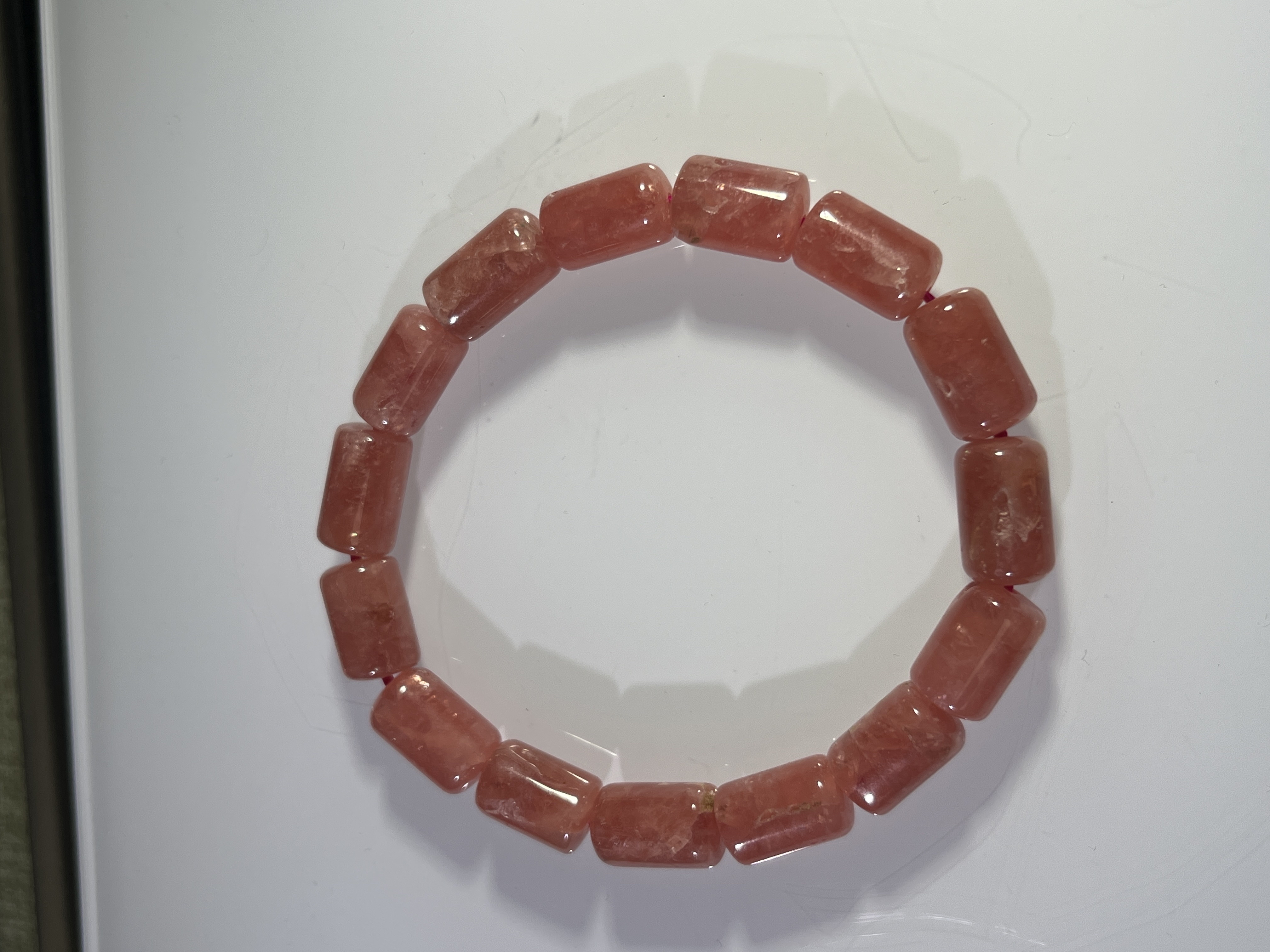 阿根廷紅紋石桶珠 8m+