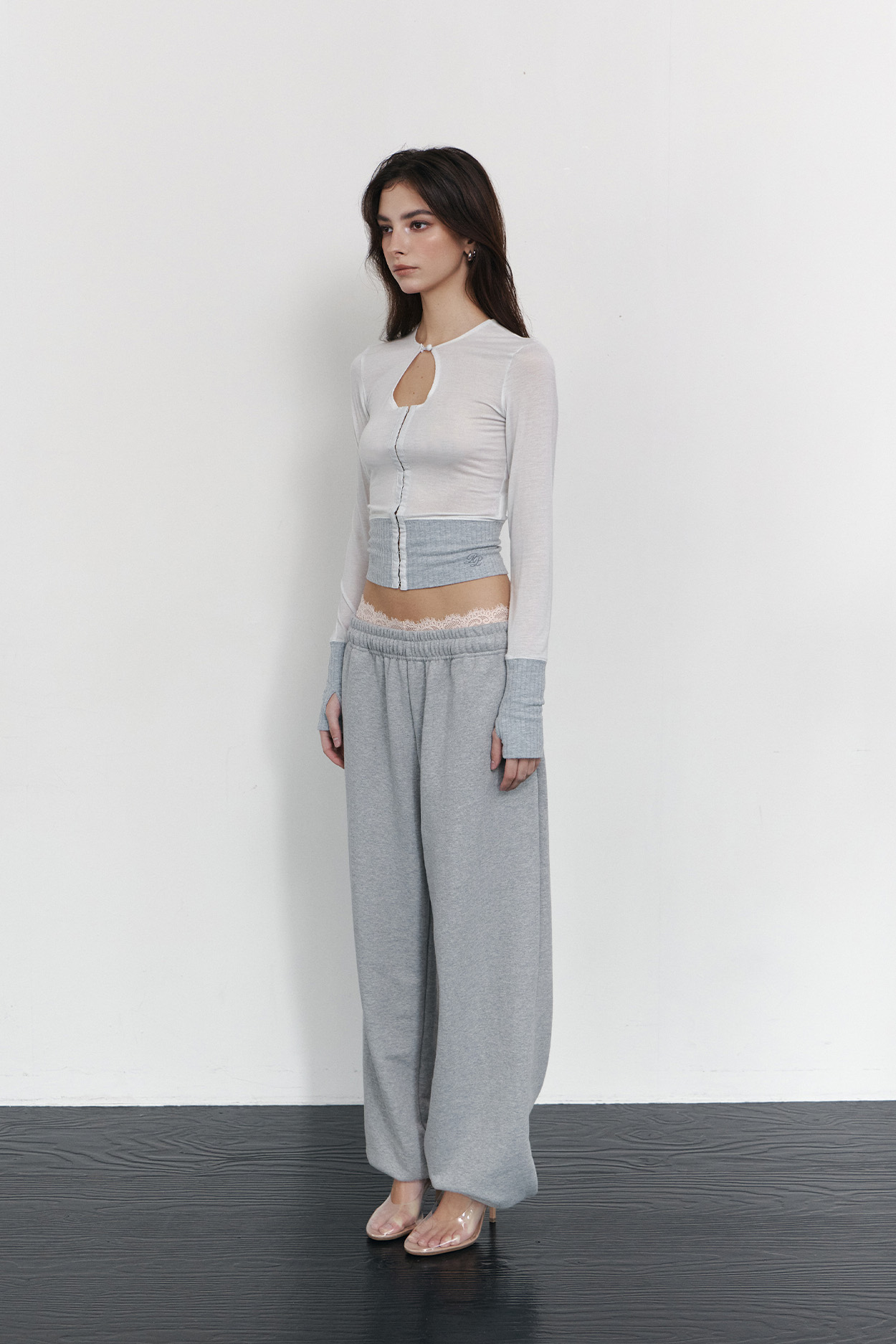 pleaseNOFOLLOW - Ollie Hooked Cardigan (Pale Blue)