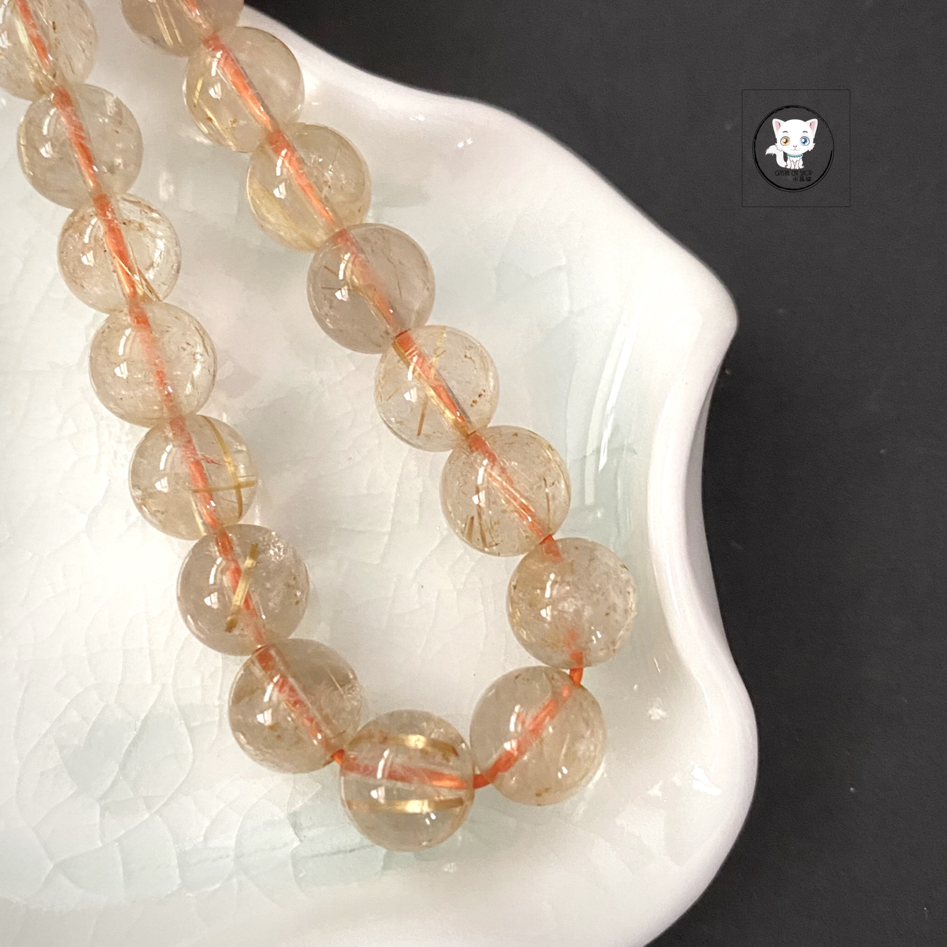 天然金髮晶手鏈 8mm