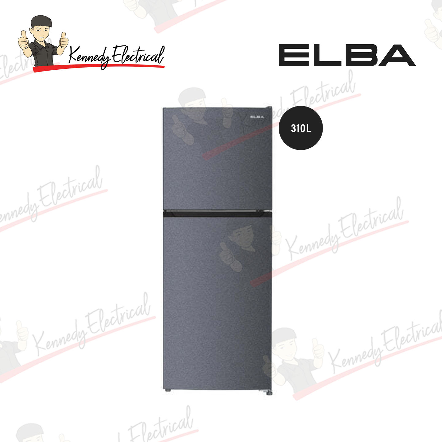 Elba 310L Dual Inverter Top Mount Verzino Refrigerator ER-Q3157IN(GR)