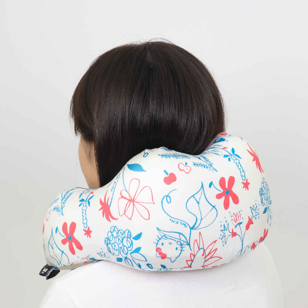 📦訂購 台灣代購 murmur Sanrio 三麗鷗 Hello Kitty 花線 旅行頸枕 (附收納袋)