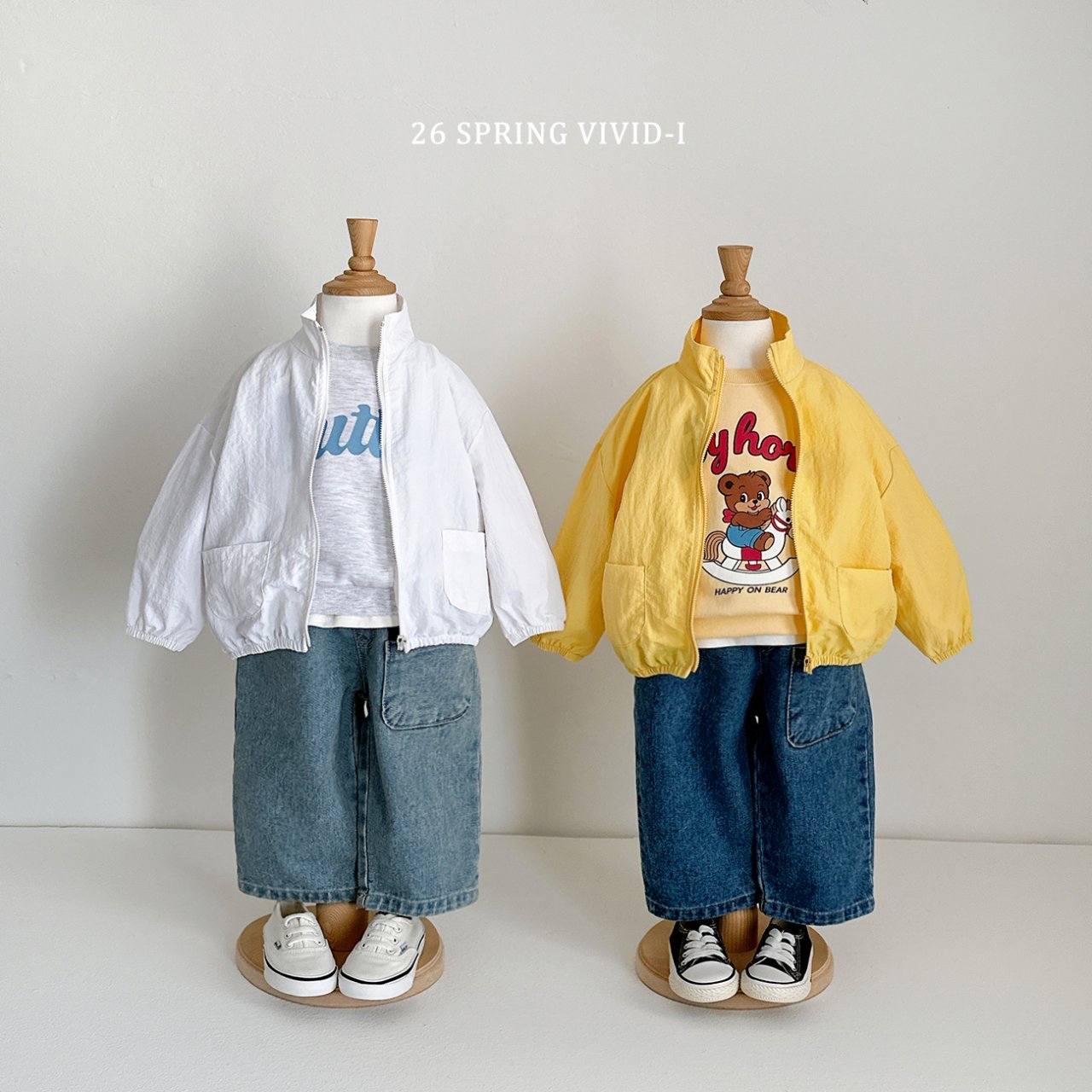 🌸預訂 韓國直送🌸🇰🇷VIVIDI四色口袋高領開襟拉鍊外套