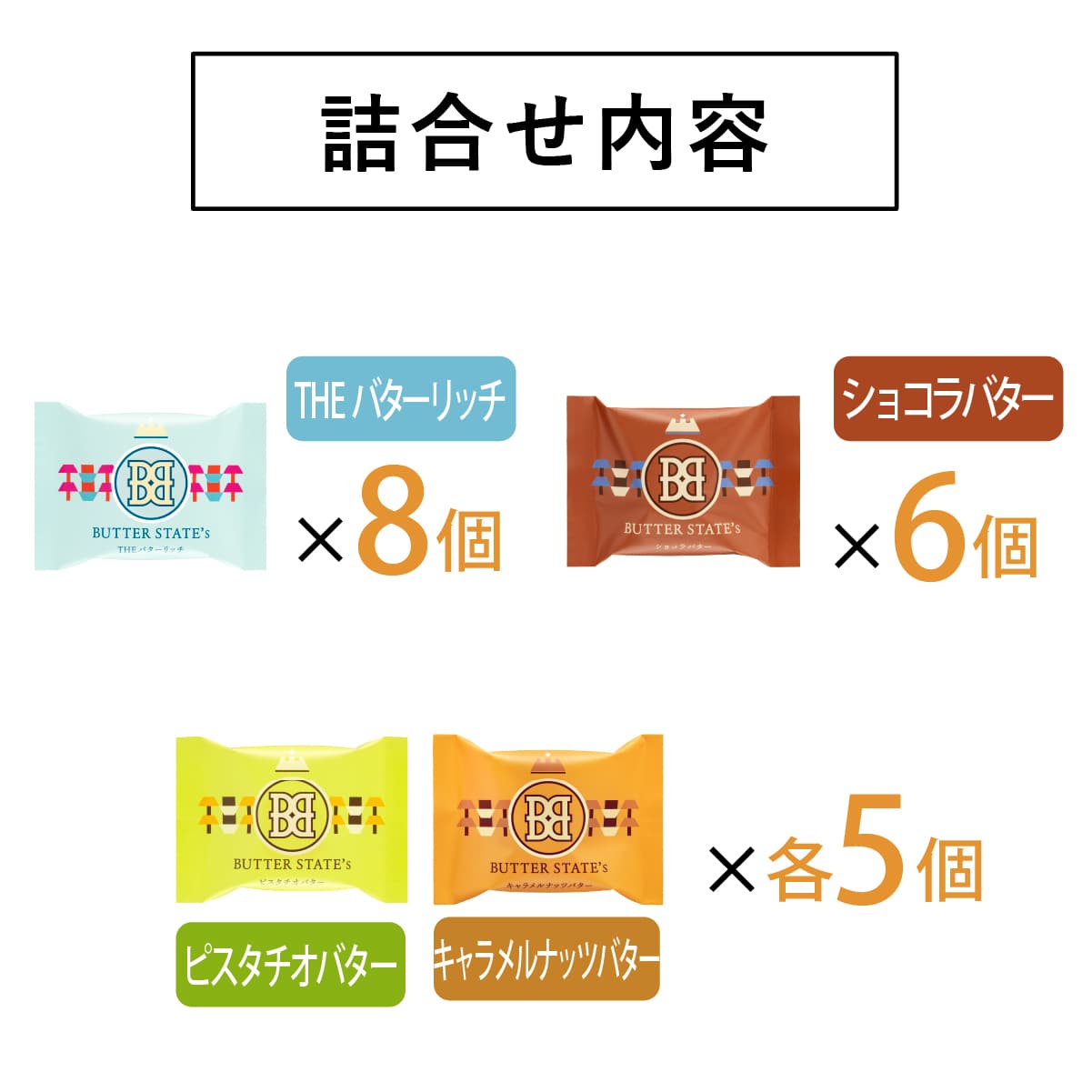 BUTTER STATE’s BUTTER STATE’s COOKIE 火山牛油曲奇綜合口味 10/24件裝