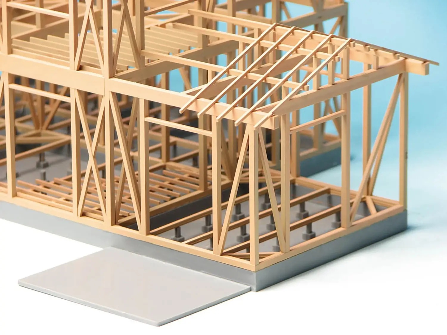 1/50 Wooden Frame Model Renewal Version