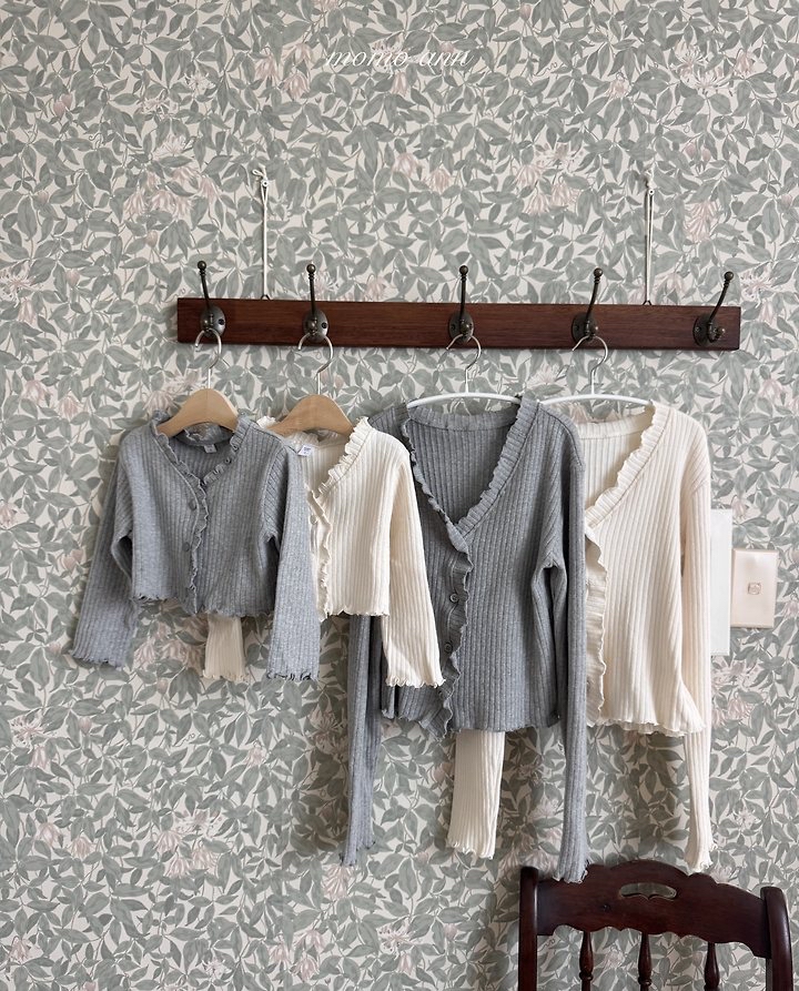 Momoann | Ribbed Cardigan(with Mom)