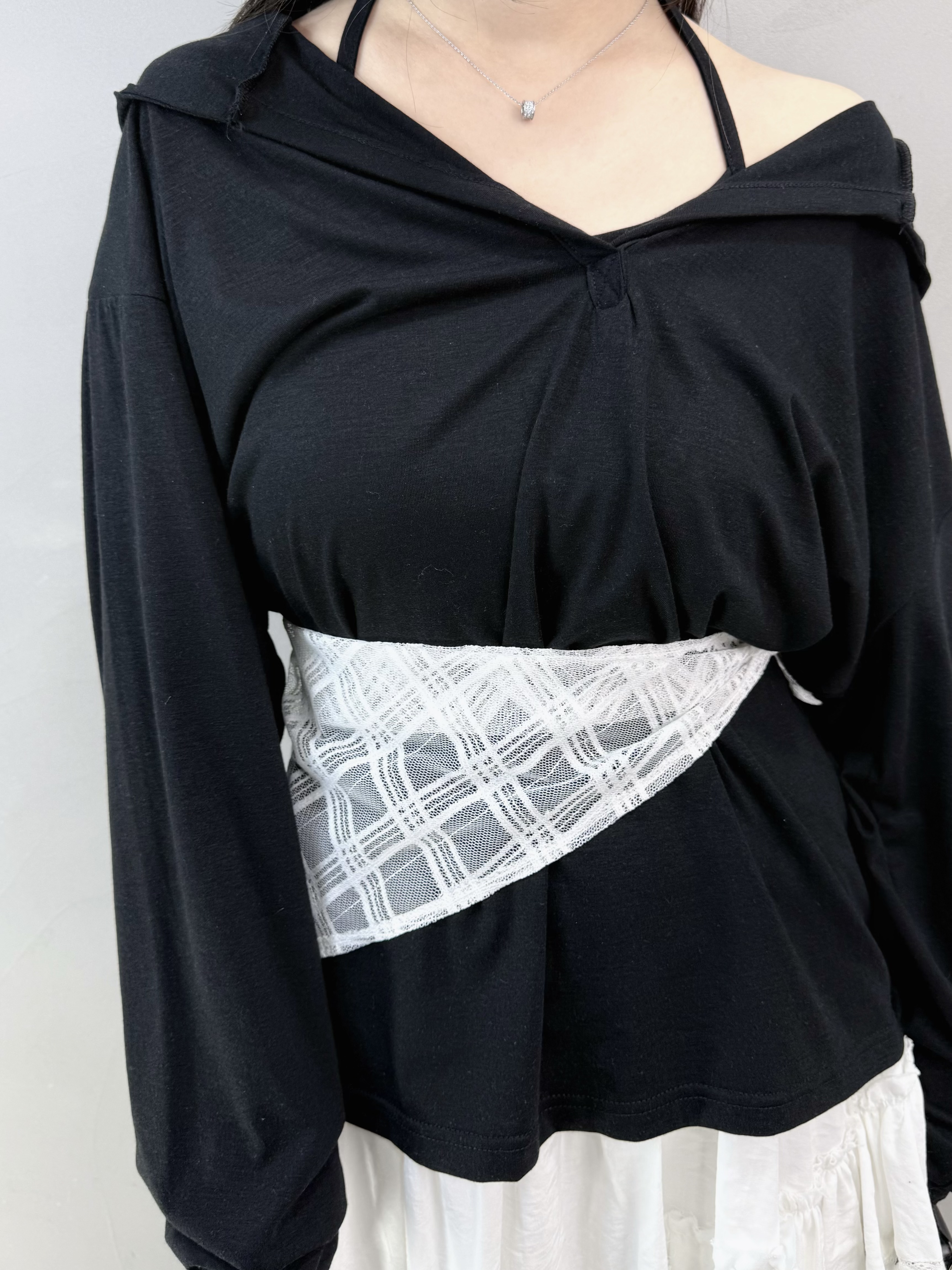 J81 有帽Top+吊帶 Set