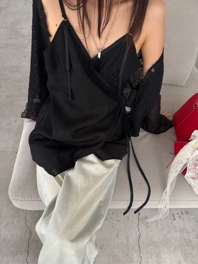221381 吊帶斜扣背心