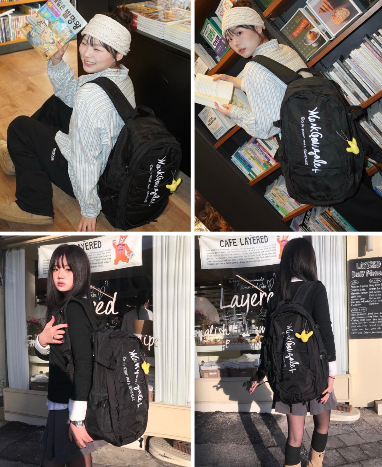 *🇰🇷韓國直送Mark Ginzales🇰🇷韓國專門店/免稅店 爆款熱賣背囊贈送天使鑰匙圈🔥男女同款🈹折扣優惠 *