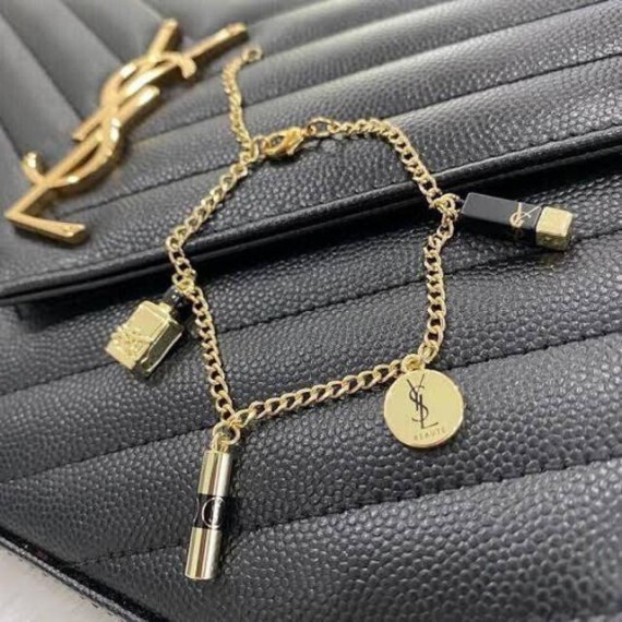【現貨】YSL聖羅蘭立體吊飾手鍊（專櫃贈品） 100%正品