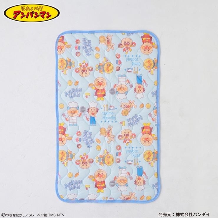 🇯🇵限時預訂 日本直送🇯🇵藍色麵包超人人物滿印涼感床墊70x120cm
