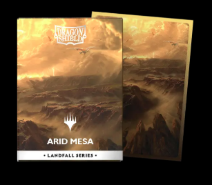 Dragon Shield - 100 License Sleeves - Standard Size  Landfall Series - Arid Mesa - AT-16502