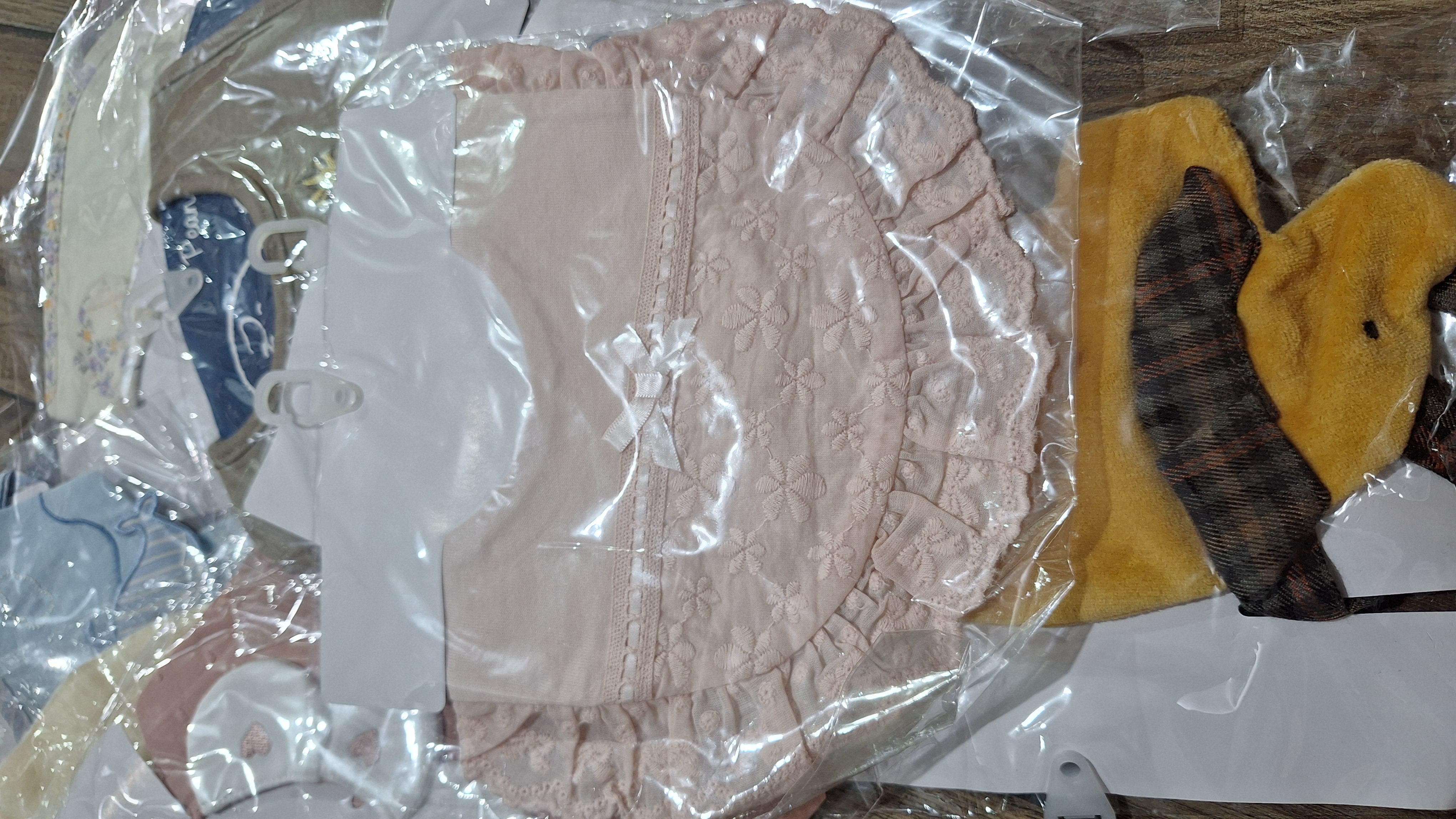 單個裝漂亮造型口水巾