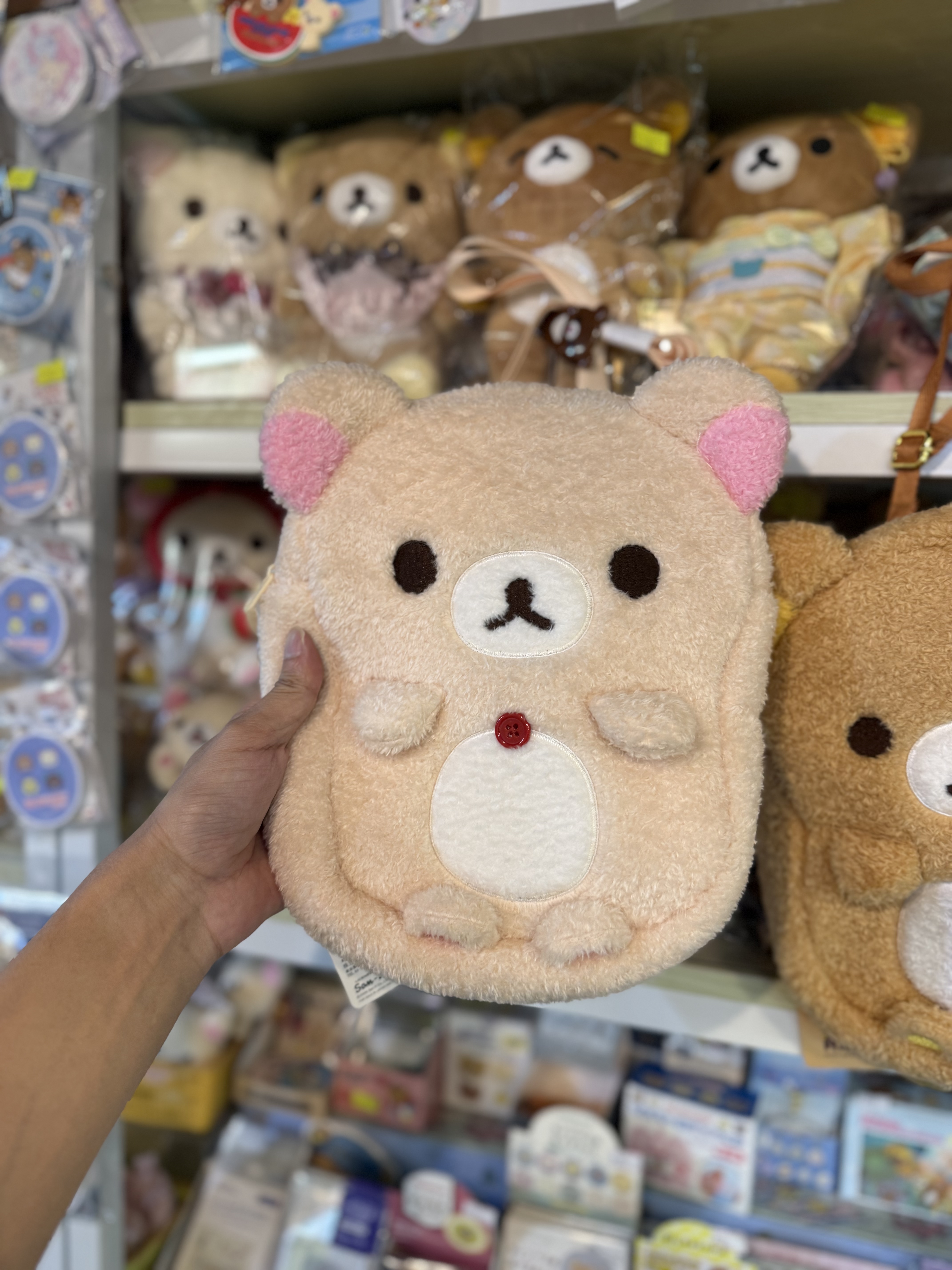 《現貨》全新Rilakkuma毛毛斜孭袋