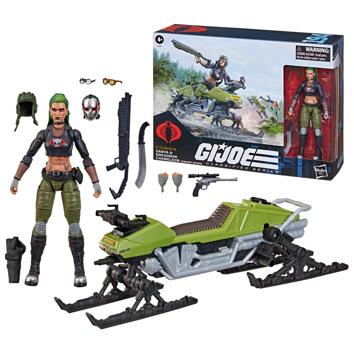 預訂商品 G.I. Joe CS #194, Zanya and Dreadnok Chameleon (Swamp Skier) Vehicle
