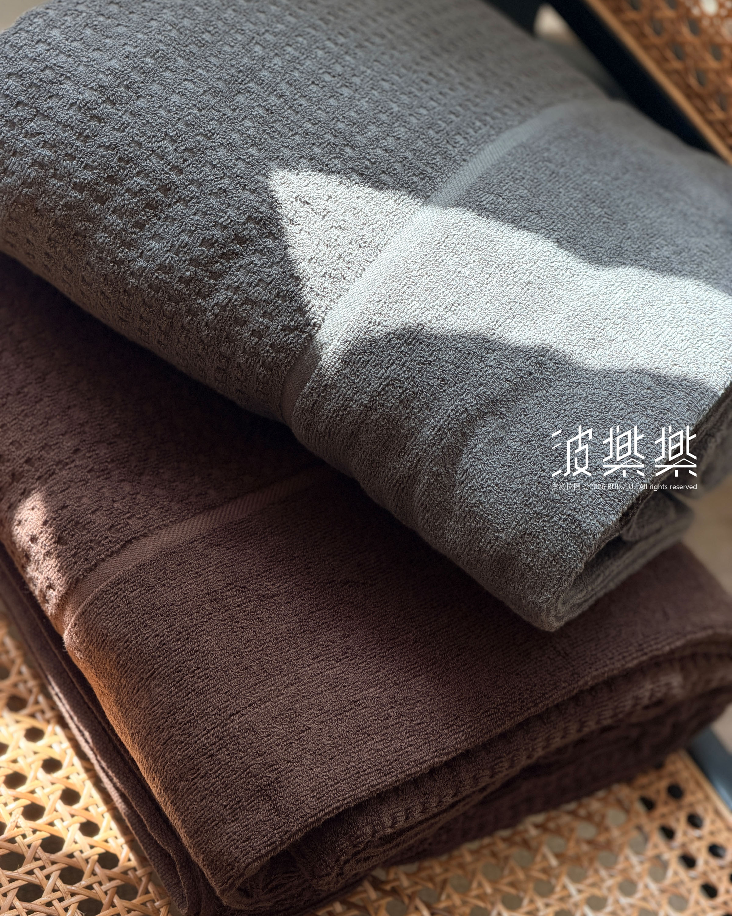 Waffle窩夫格 有機棉毛巾被