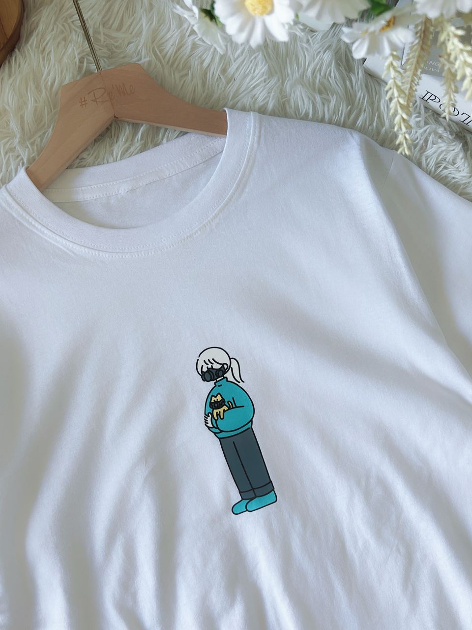 Meow Tee - 口罩散步