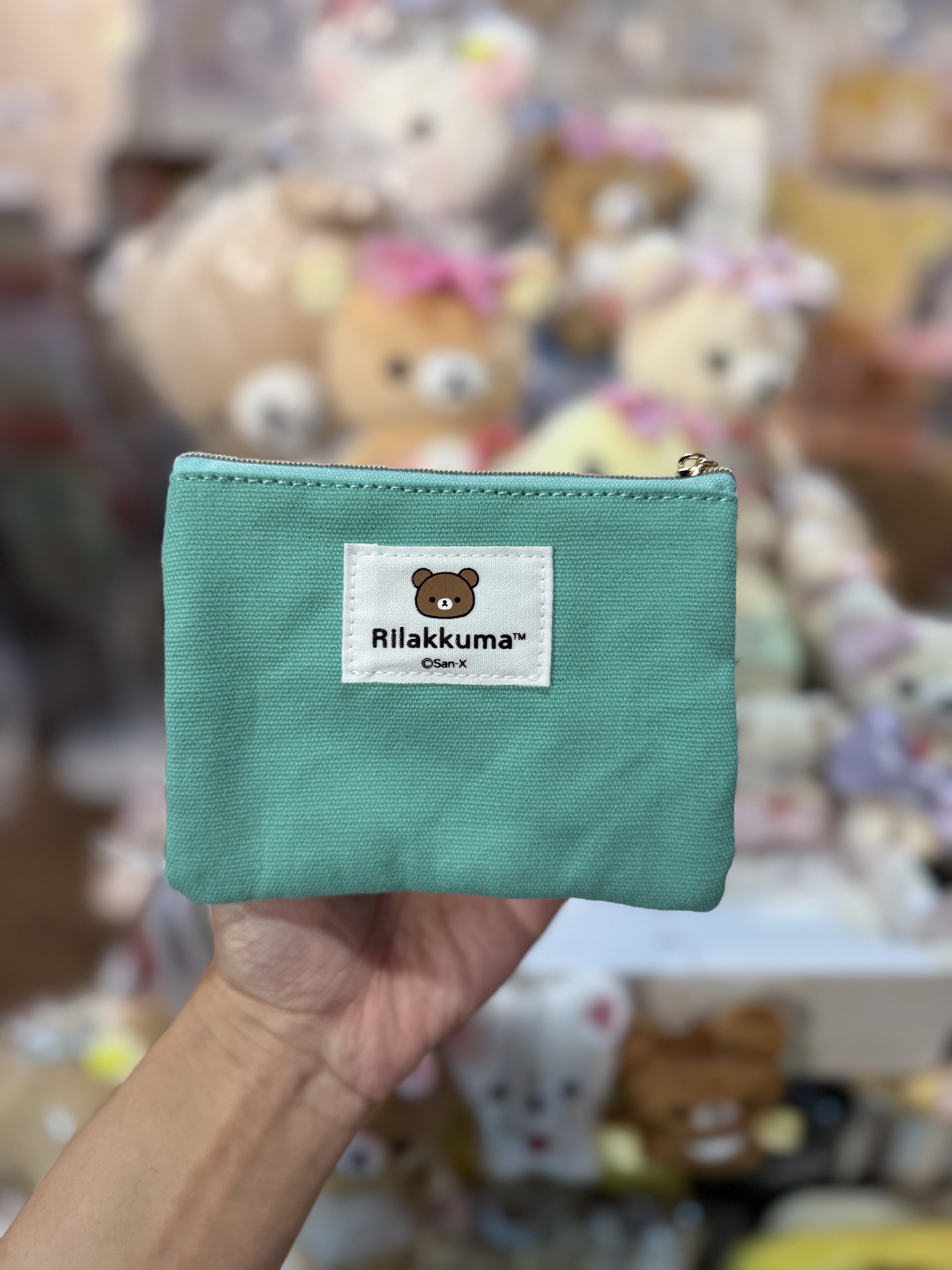 《現貨》全新日本專店限定 Rilakkuma立體頭仔小物袋
