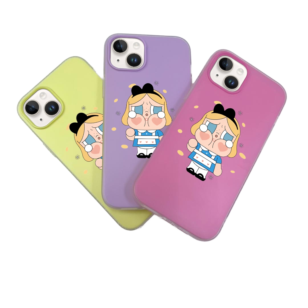 JELLY CASE PHONE FOR IPHONE - DESIGN CRYBABY B