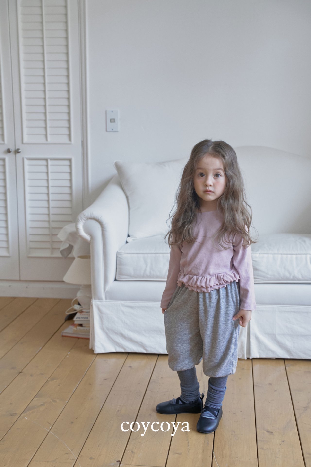 🌸預訂 韓國直送🌸🇰🇷COYCOYA兩色腳套寬鬆長褲