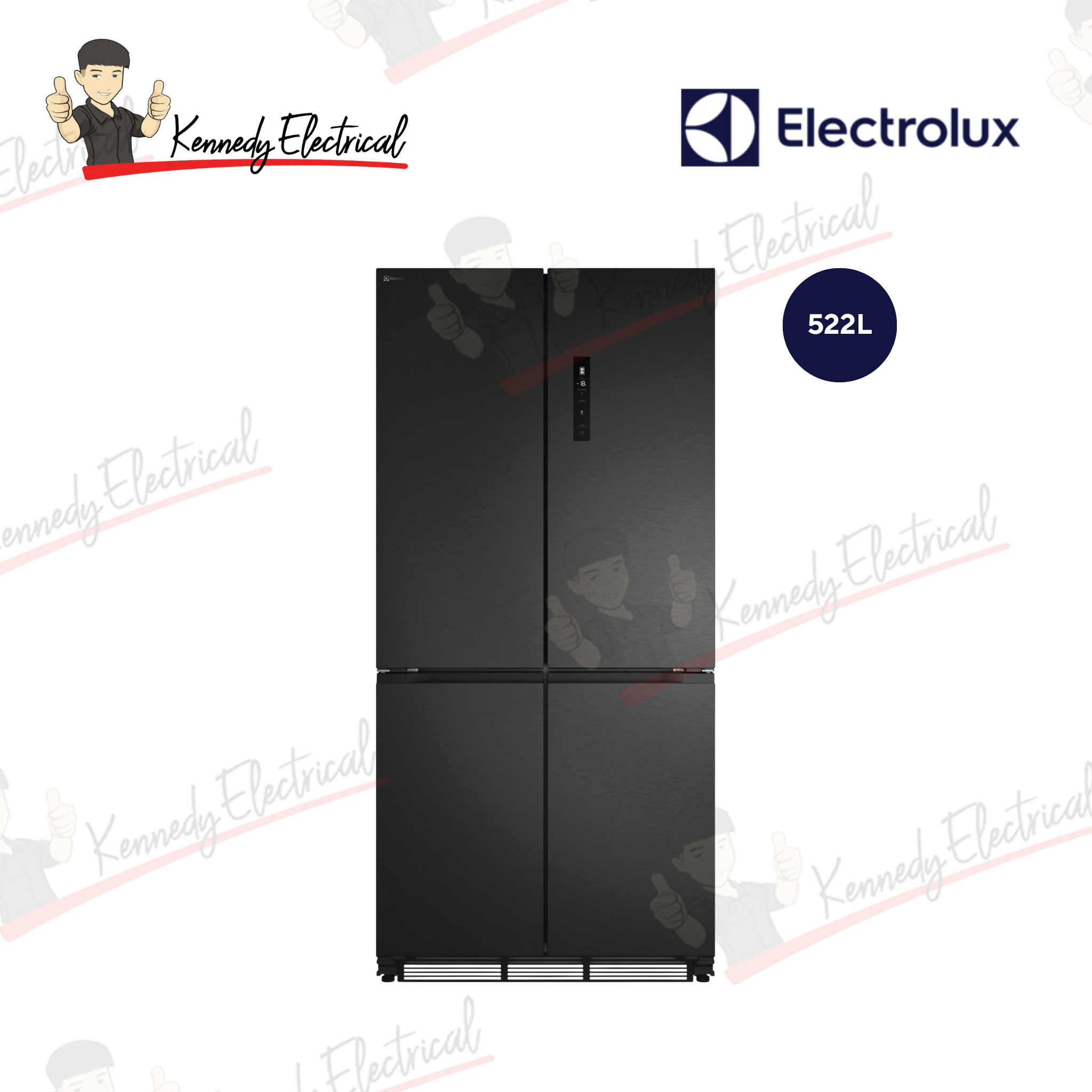Electrolux 536L UltimateTaste 500 French Door Inverter Fridge (EQE5300A-B)
