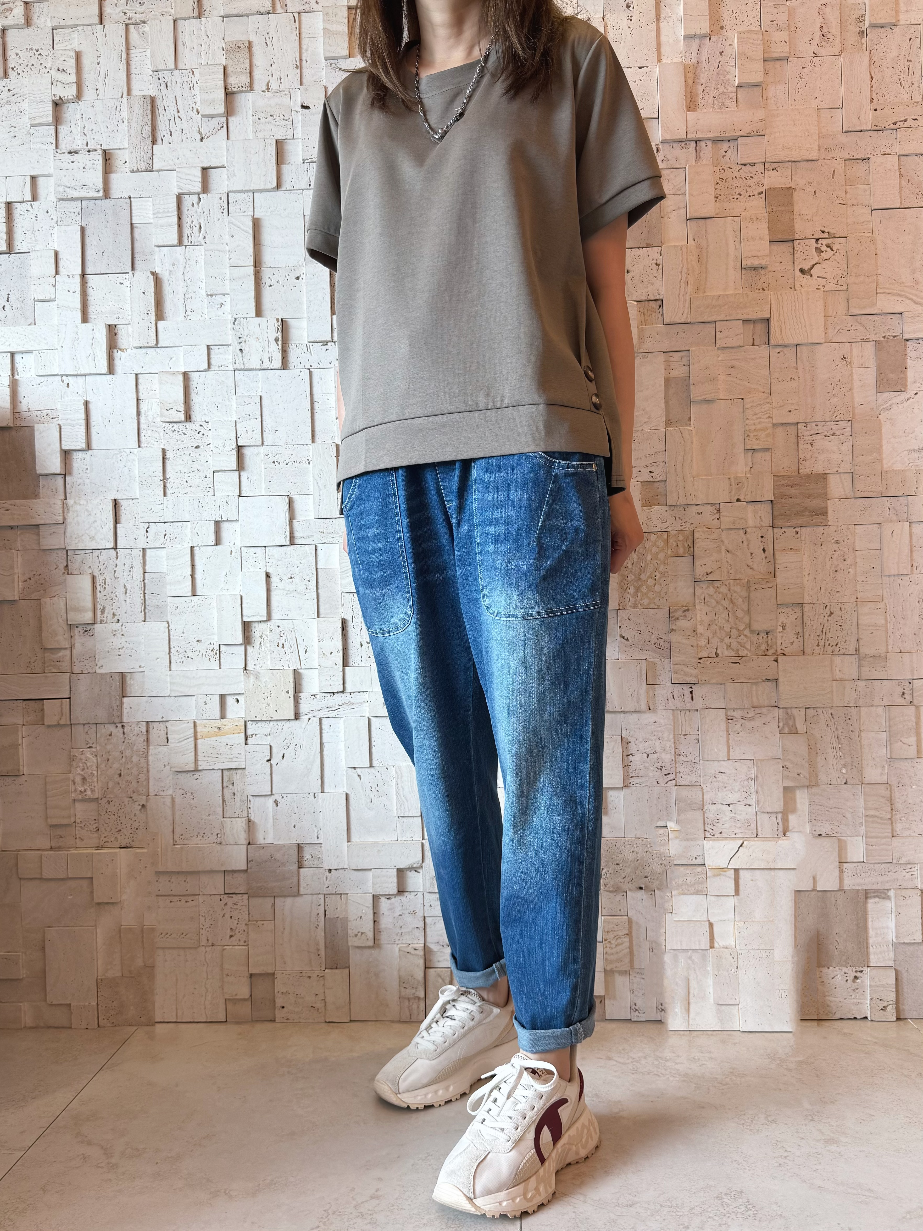 #2097 簡約淨色Top ☁️